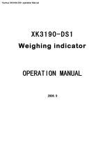 XK3190-DS1 operation